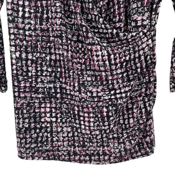 Chico's Multi-Color Abstract Print V-Neck Blouse - Chico's Sz 0 / US Sz S/4 - Picture 8 of 14